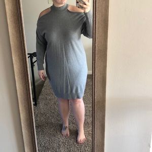 Torrid size 2 cold shoulder sweater dress